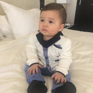 Size 18M Mayoral Cream Lightweight Sweater